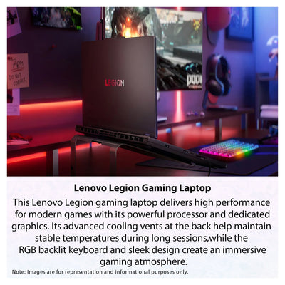 Lenovo Legion Pro 5 Gaming Laptop, Ryzen 9 - 8945HX,16" WQXGA (2560x1600) 240Hz, RTX 5060 - Hubitx