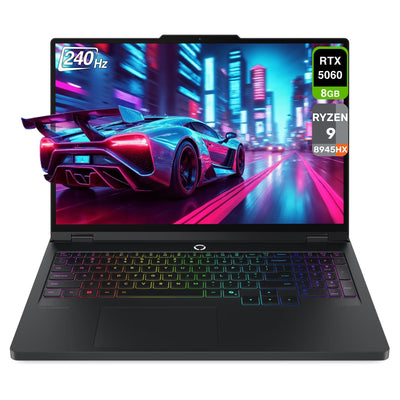 Lenovo Legion Pro 5 Gaming Laptop, Ryzen 9 - 8945HX,16" WQXGA (2560x1600) 240Hz, RTX 5060 - Hubitx