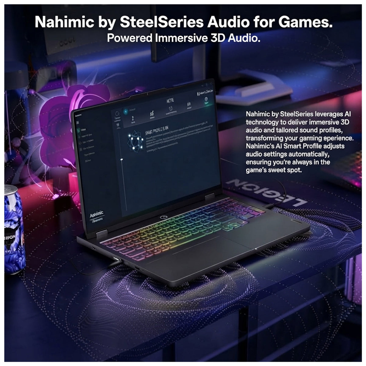 Lenovo Legion Pro 5i Gaming Laptop, Ultra 7-251HX, 16" (2560x1600), G-Force RTX 5070, 24-Zone RGB Backlit, W11 Home + Traix MousePad - Hubitx