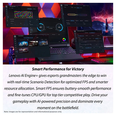 Lenovo Legion Pro 7 16IAX10H Gaming Laptop, Intel 9-275HX, 16" WQXGA, Nvidia G-Force RTX 5080, Eclipse Black - Hubitx