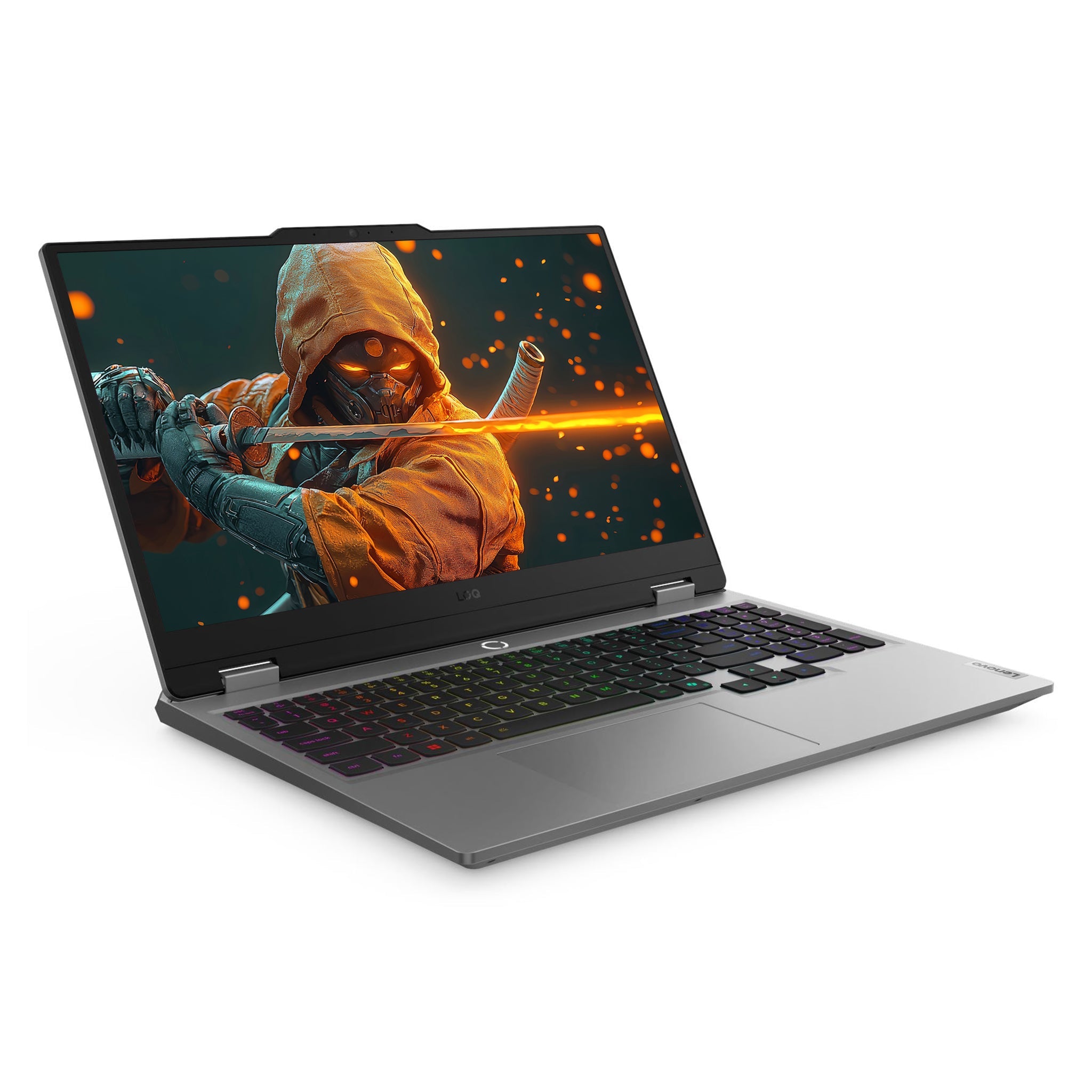 Lenovo LOQ 15IRX10 Gaming Laptop, Intel i7-14700HX, 16 GB DDR5 RAM, 1 TB PCIe SSD, 15.6" (1920x1080) IPS Display, Nvidia G-Force RTX 5050 Graphics, Backlit Keyboard, W11 Pro, Luna Grey+Traix Mousepad - Hubitx