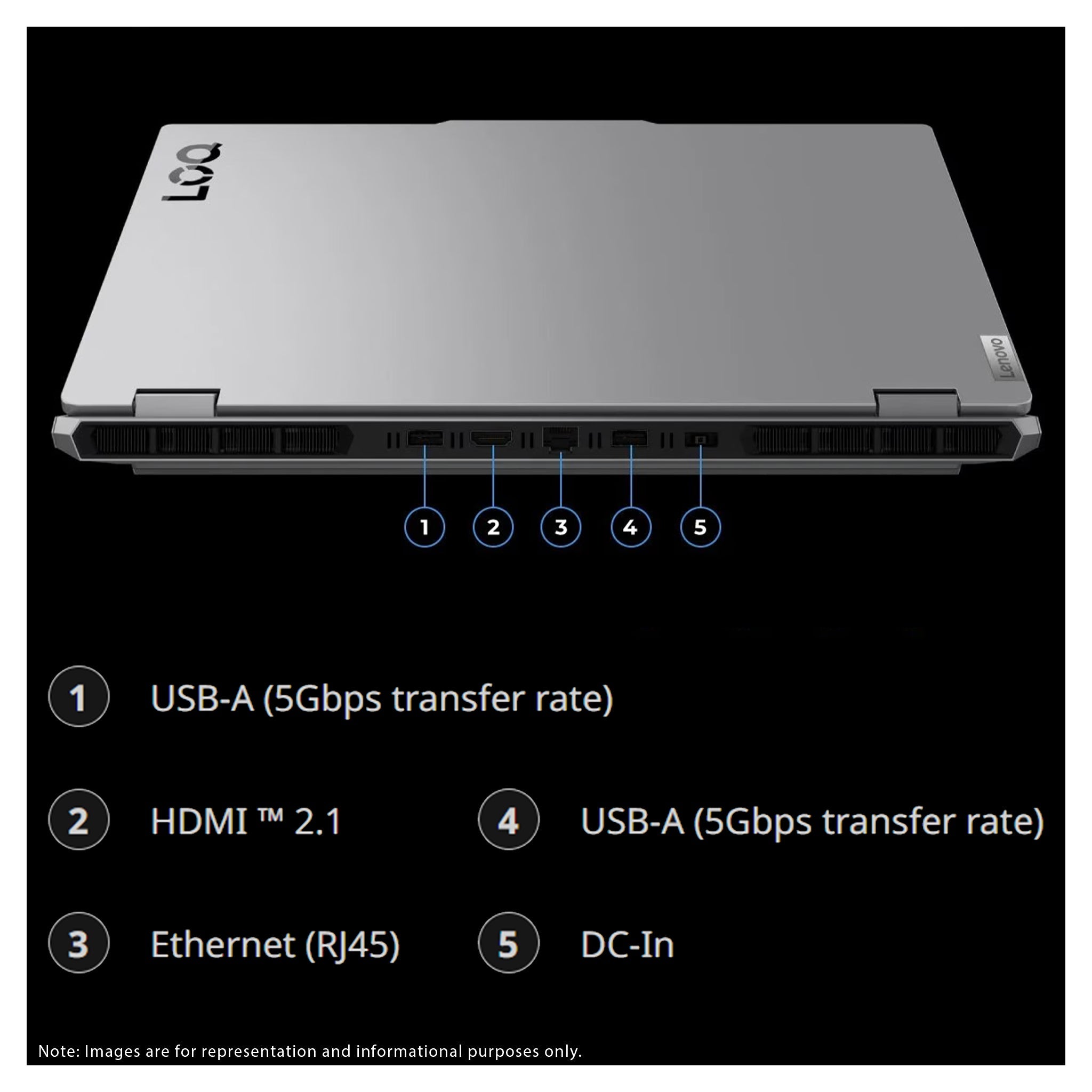 Lenovo LOQ 15IRX10 Gaming Laptop, Intel i7-14700HX, 16 GB DDR5 RAM, 1 TB PCIe SSD, 15.6" (1920x1080) IPS Display, Nvidia G-Force RTX 5050 Graphics, Backlit Keyboard, W11 Pro, Luna Grey+Traix Mousepad - Hubitx