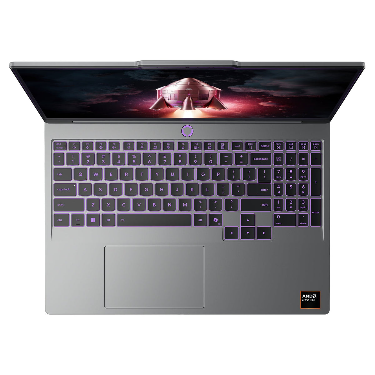 Lenovo LOQ Gaming Laptop, Ryzen 7-250, 15.3" (1920x1200), Nvidia G-Force RTX 5060, 1-Zone RGB Backlit, W11 Home, + Traix MousePad - Hubitx