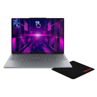Lenovo Slim 7 Aura Edition Laptop, Ultra 7-355, 14" WUXGA Touchscreen + Traix MousePad - Hubitx