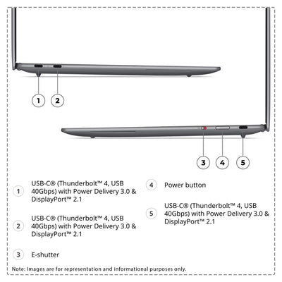 Lenovo Slim 7 Aura Edition Laptop, Ultra 7-355, 14" WUXGA Touchscreen + Traix MousePad - Hubitx