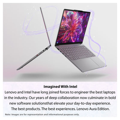 Lenovo Slim 7 Aura Edition Laptop, Ultra 7-355, 14" WUXGA Touchscreen + Traix MousePad - Hubitx
