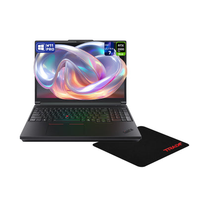 Lenovo ThinkPad P16 Gen 3 Mobil Workstation, Ultra 7 - 255HX, 16" WQUXGA, RTX PRO 2000, W11 Pro + Traix Mousepad - Hubitx