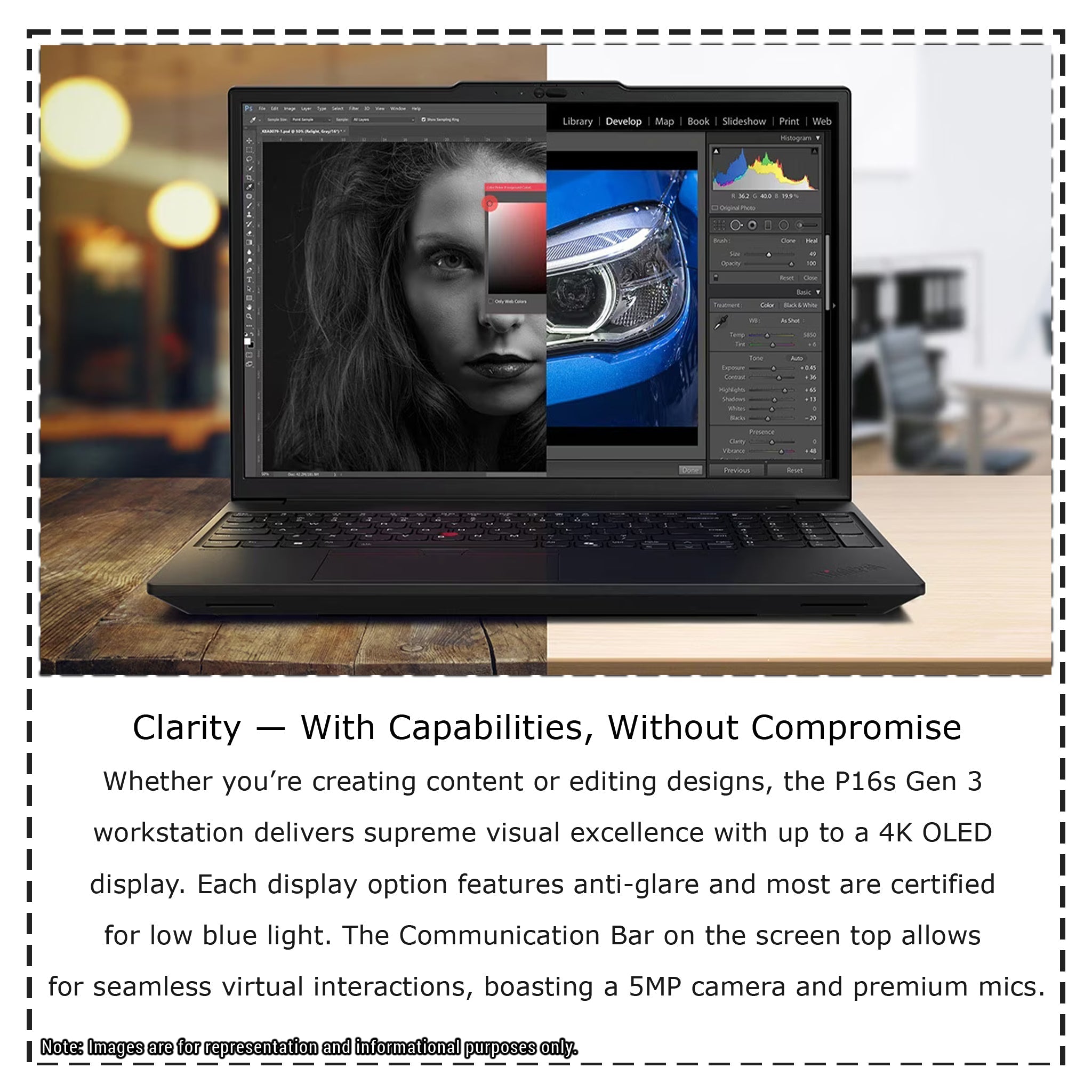 Lenovo ThinkPad P16s Gen 3 Mobile Workstation – Ultra 7 165H, RTX 500, 16" WUXGA, W11 Pro (Used - Acceptable) - Hubitx