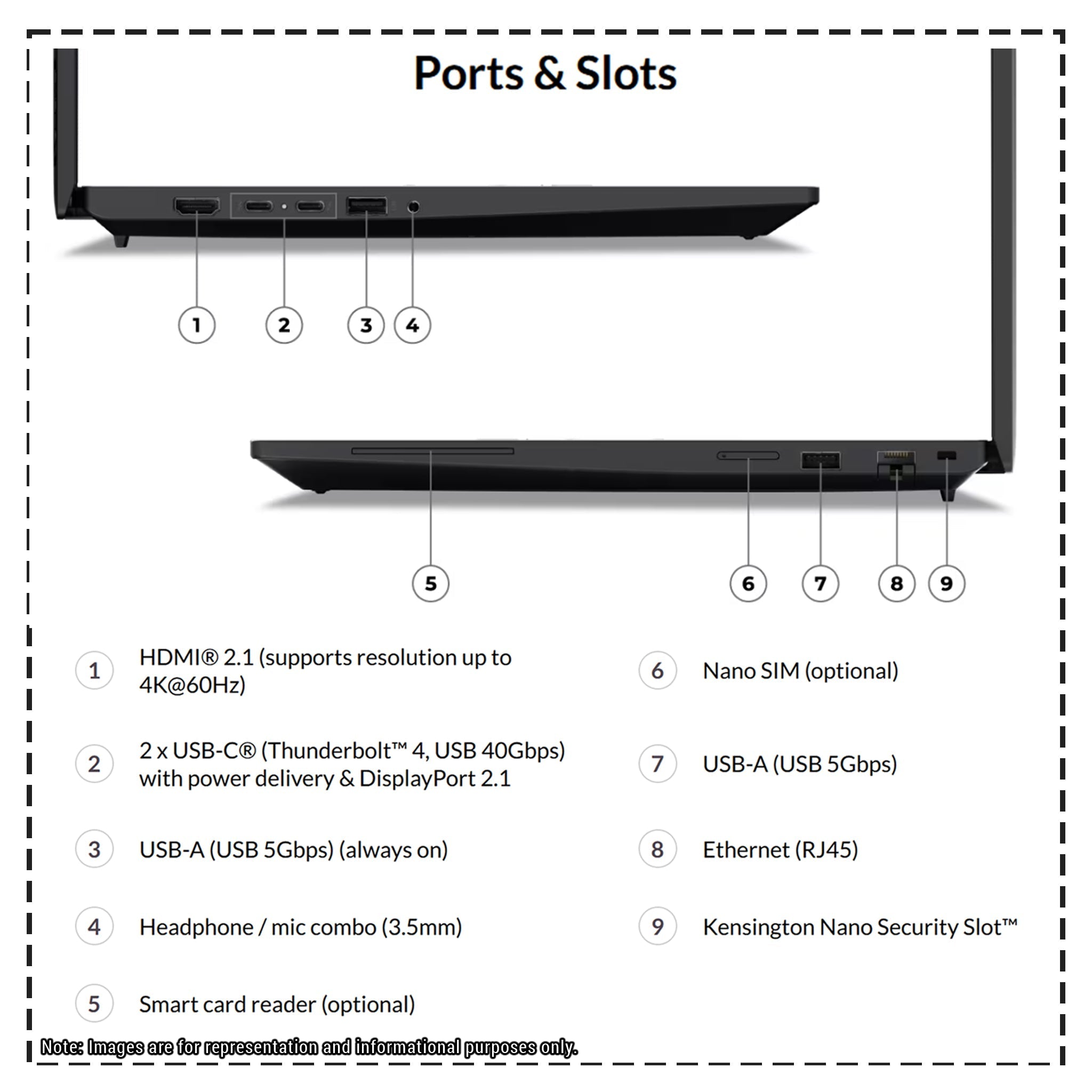 Lenovo ThinkPad P16s Gen 3 Mobile Workstation – Ultra 7 165H, RTX 500, 16" WUXGA, W11 Pro (Used - Acceptable) - Hubitx
