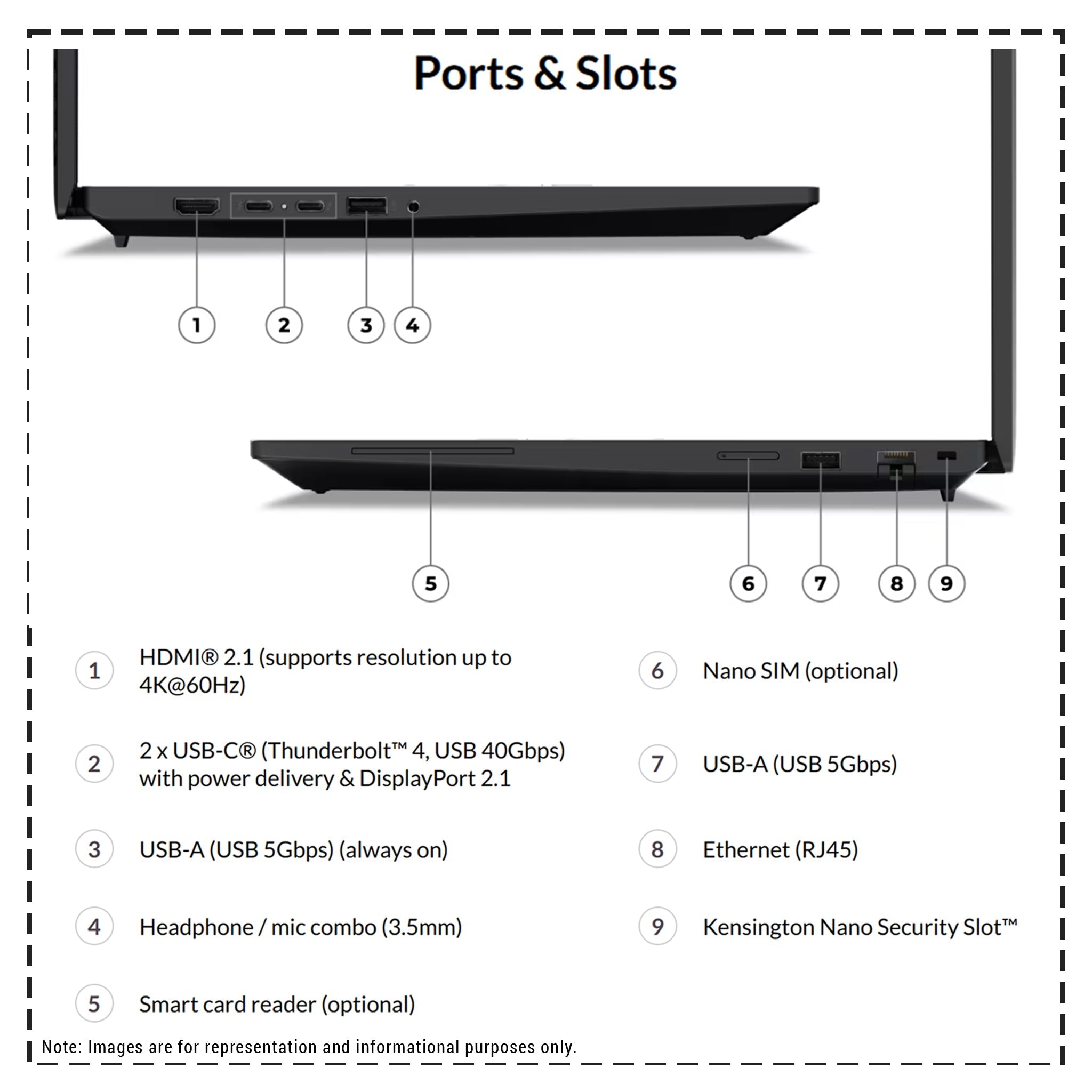Lenovo ThinkPad P16s Gen 4 Mobile Workstation – Ultra 7 255H, 16" WQUXGA OLED Touchscreen, RTX PRO 500, W11 Pro - Hubitx