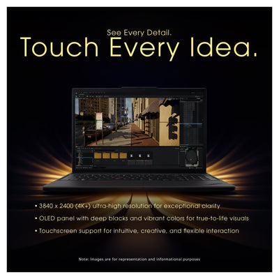 Lenovo ThinkPad P16s Gen4 Mobil Workstation, Ryzen AI 7 Pro - 350, 16" WQUXGA Touch, W11 Pro - Hubitx