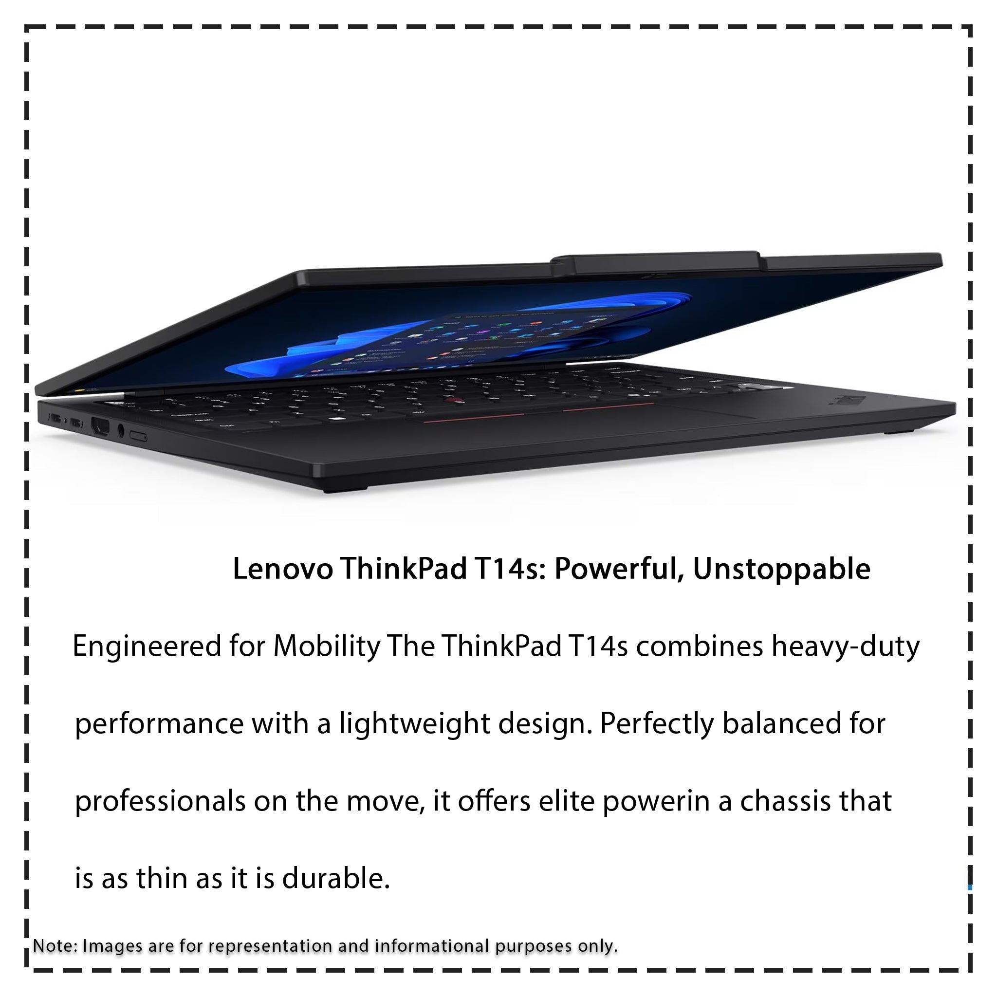 Lenovo ThinkPad T14s Gen 6 Laptop – Ultra 7 255U, 14" WUXGA (1920×1200), Intel Arc Graphics, Windows 11 Pro - Hubitx