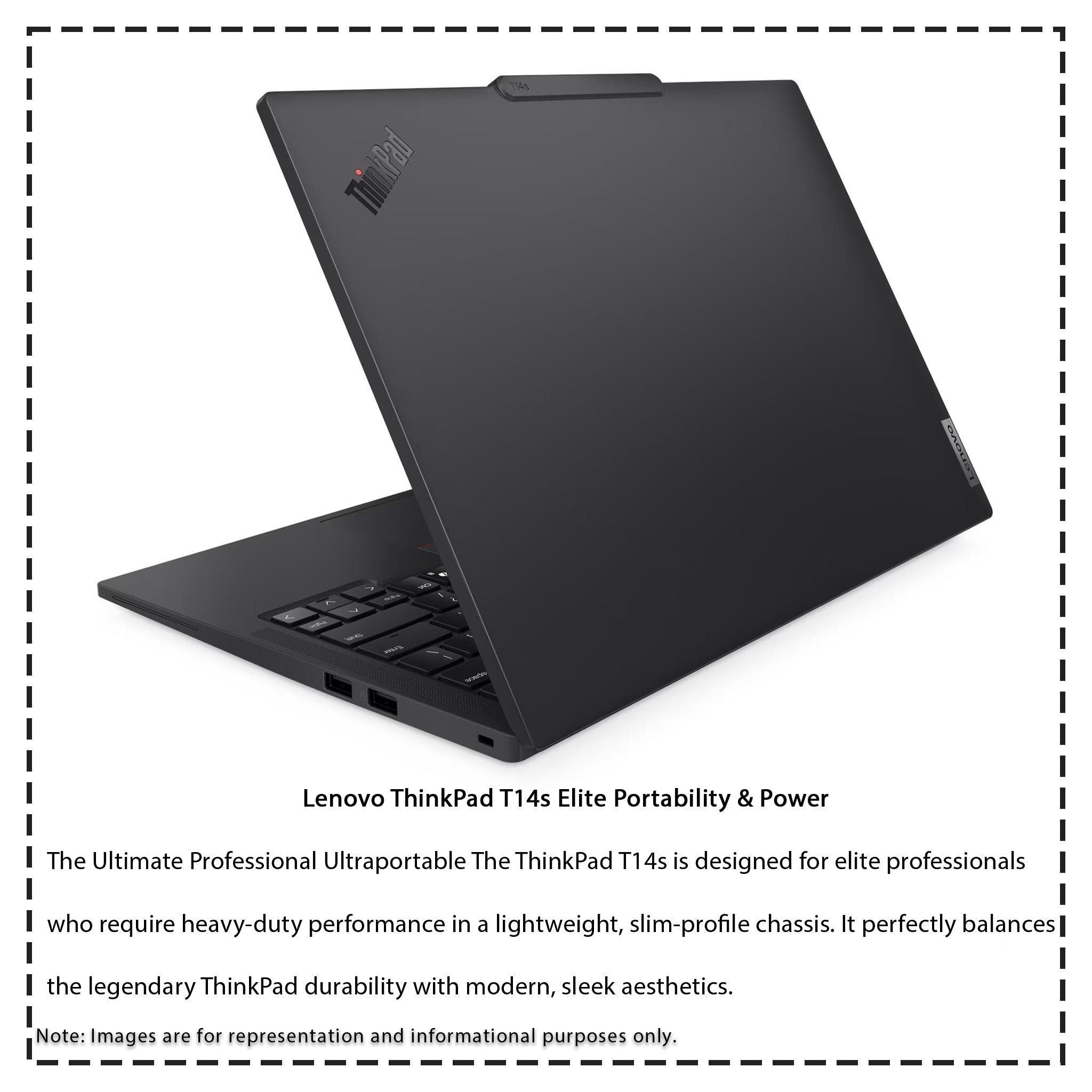 Lenovo ThinkPad T14s Gen 6 Laptop – Ultra 7 255U, 14" WUXGA (1920×1200), Intel Arc Graphics, Windows 11 Pro - Hubitx