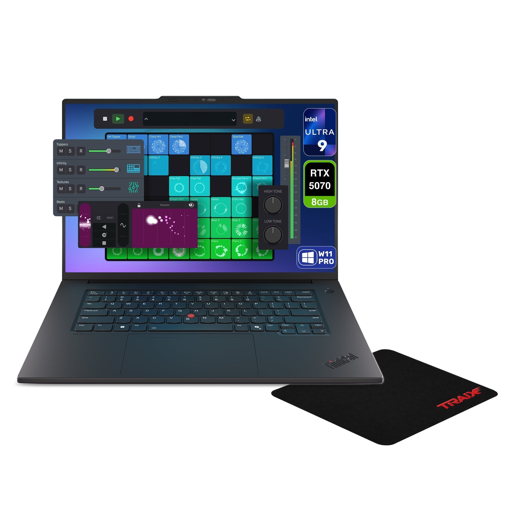 Lenovo ThinkPad T1g Gen 8 Laptop – Ultra 9 285H vPro, 16" 4K+ WQUXGA, RTX 5070, Windows 11 Pro - Hubitx