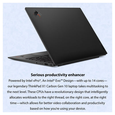 Lenovo ThinkPad X1 Carbon Gen 10 Laptop – i7 - 1270P, 14" Touch Display, Windows 11 Pro (Used - Like New) - Hubitx