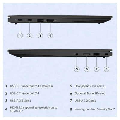 Lenovo ThinkPad X1 Carbon Gen 10 Laptop – i7 - 1270P, 14" Touch Display, Windows 11 Pro (Used - Like New) - Hubitx