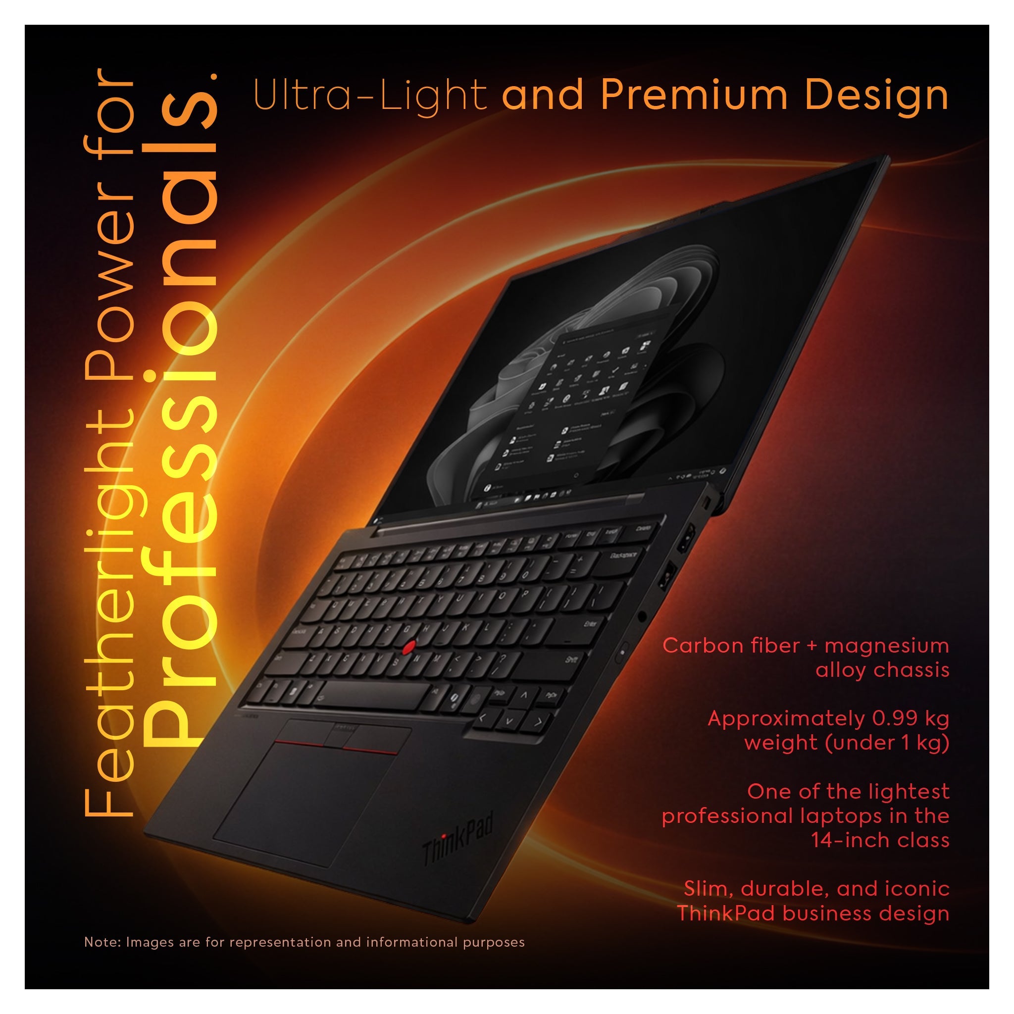 Lenovo ThinkPad X1 Carbon Gen 13 Laptop, Ultra 7 - 258V, 14" 2.8K OLED, W11 Pro + Traix Mousepad - Hubitx