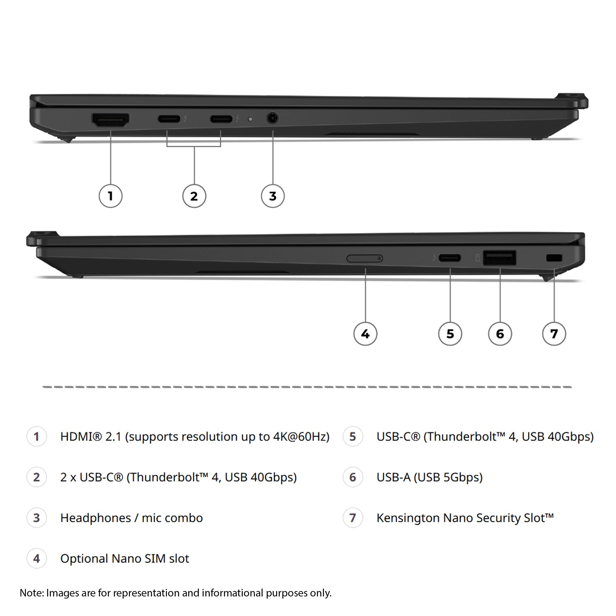 Lenovo ThinkPad X1 Carbon Gen 14 Aura Edition Laptop,Ultra 5-335H, 14" 2.8K, Intel Graphics,, Black+Traix MousePad - Hubitx