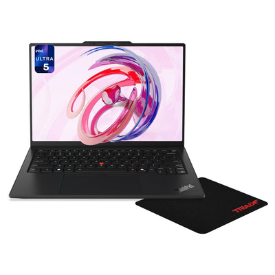Lenovo ThinkPad X1 Carbon Gen 14 Aura Edition Laptop,Ultra 5-335H, 14" 2.8K, Intel Graphics,, Black+Traix MousePad - Hubitx