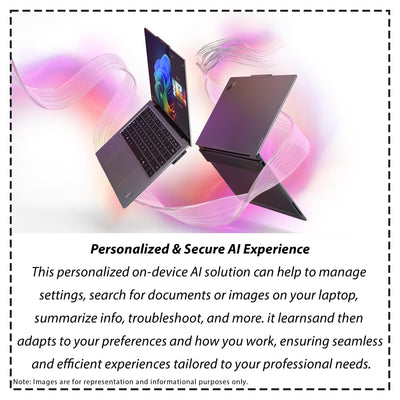 Lenovo ThinkPad X9-14 Aura Gen 1 Laptop, Ultra 7 258V, 14" 2.8K (2880x1800) Touchscreen, W11 Pro + Traix MousePad - Hubitx