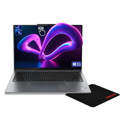Lenovo ThinkPad X9-14 Aura Gen 1 Laptop, Ultra 7 258V, 14" 2.8K (2880x1800) Touchscreen, W11 Pro + Traix MousePad - Hubitx