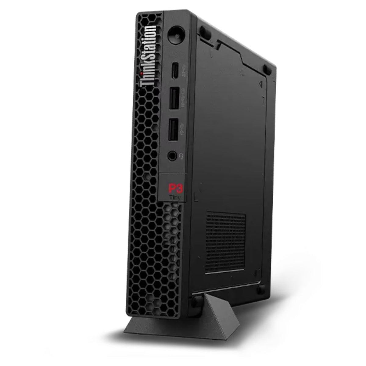 Lenovo ThinkStation P3 Tiny Gen2 Workstation, Ultra 5-235, Graphics, W11 Pro, Black, Wired Keyboard-Mouse Set+Traix Mousepad - Hubitx