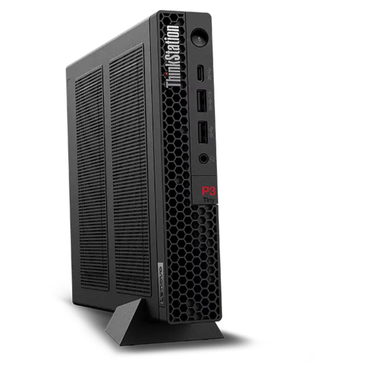 Lenovo ThinkStation P3 Tiny Gen2 Workstation, Ultra 5-235, Graphics, W11 Pro, Black, Wired Keyboard-Mouse Set+Traix Mousepad - Hubitx