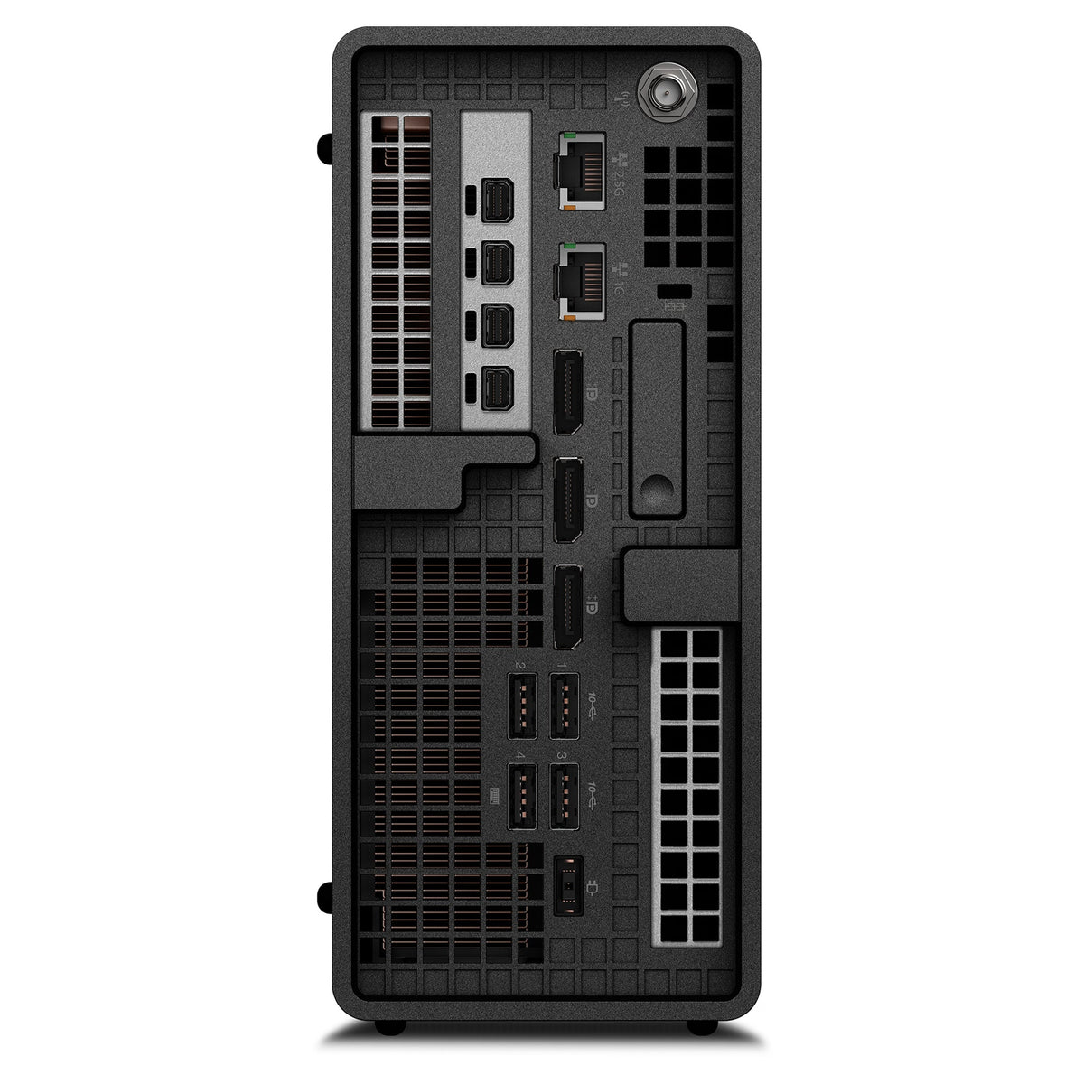 Lenovo ThinkStation P3 Ultra SFF Tower Workstation, Intel i7-14700, 16 GB DDR5 RAM, 512 GB PCIe SSD, Nvidia G-Force T400 4096 MB Graphics, W11 Pro, Black, USB Keyboard + USB Mouse + Traix Mousepad Outlet - Hubitx