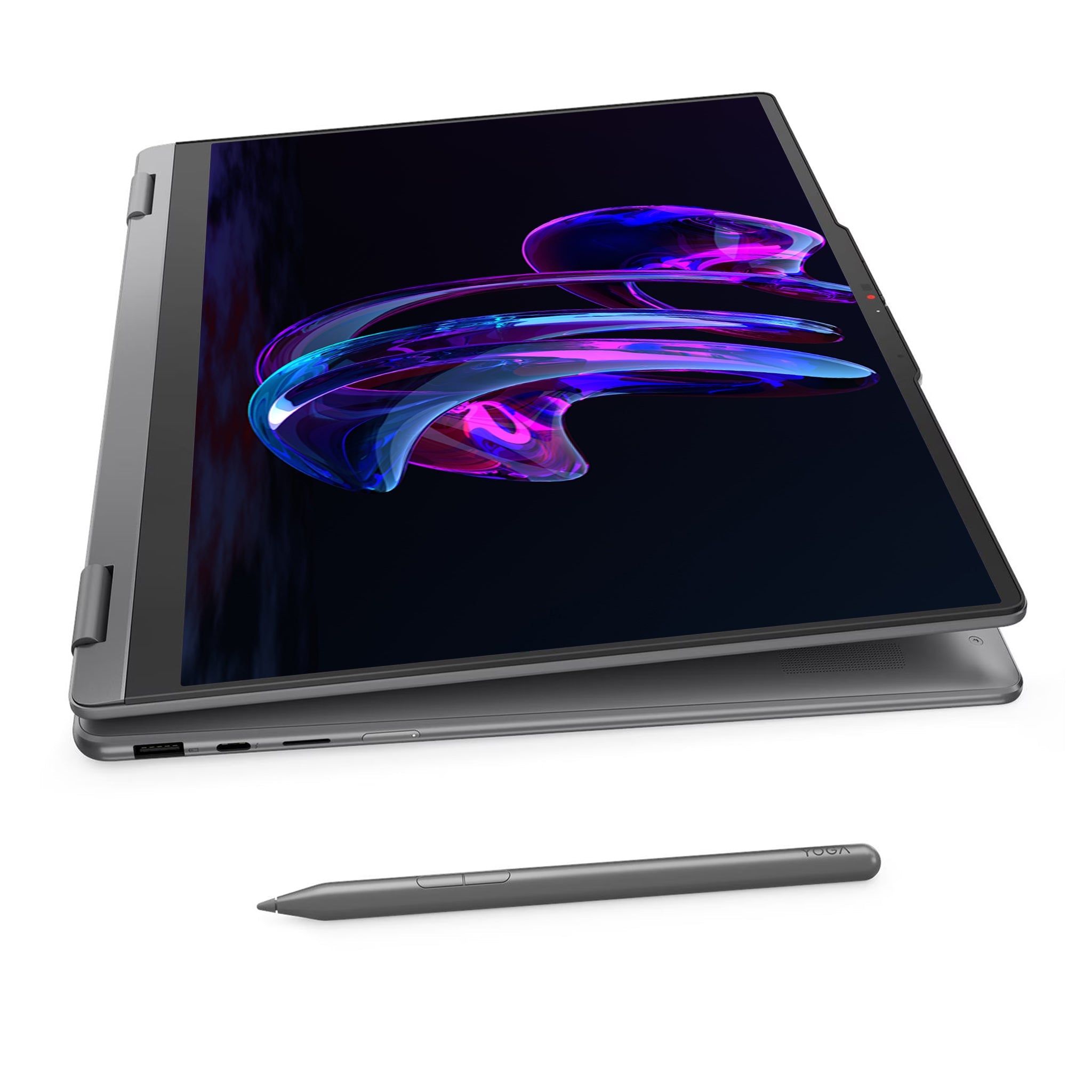 Lenovo Yoga 7i 2in1 Aura Edition Laptop, Intel Ultra 7 355, 16" WUXGA (1920x1200) Touchscreen, Integrated Graphics, W11 Pro - Hubitx