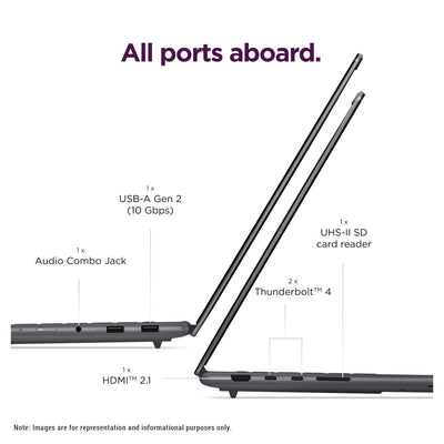Lenovo Yoga Pro 7i Laptop, Ultra 7-356H, 15.3" 3KG-Force RTX 5050,+ Traix MousePad - Hubitx