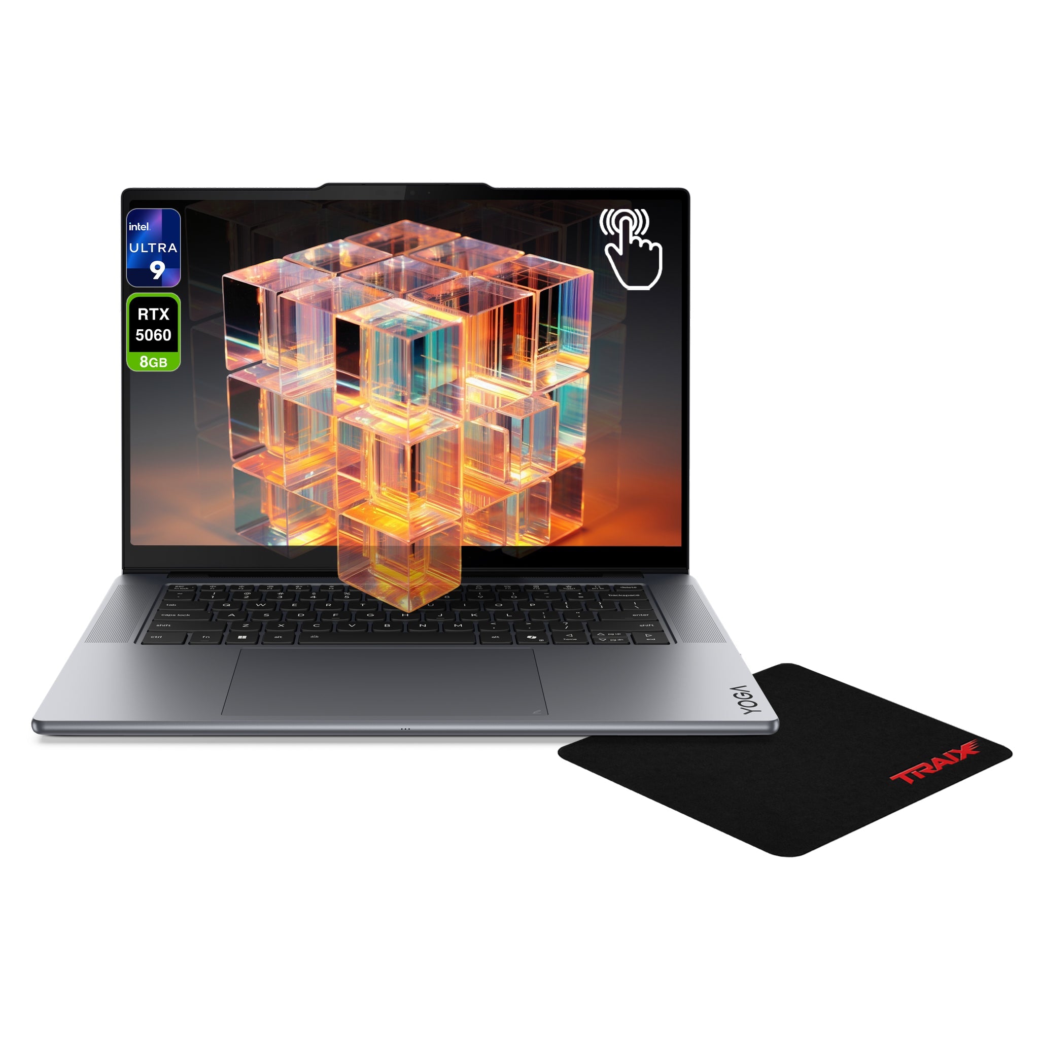 Lenovo Yoga Pro 7i Laptop, Ultra 9-386H, 15.3" 3K RTX 5060 + Traix MousePad - Hubitx