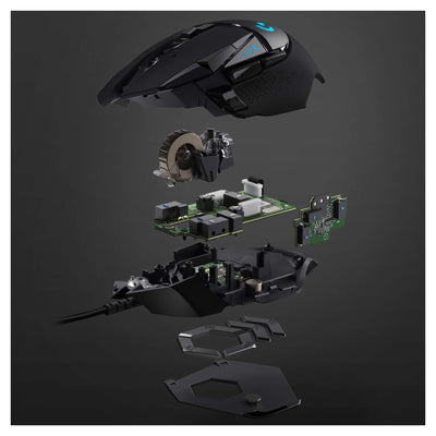Logitech G502 HERO High Performance Wired Gaming Mouse – 25K DPI, RGB Lighting - Hubitx