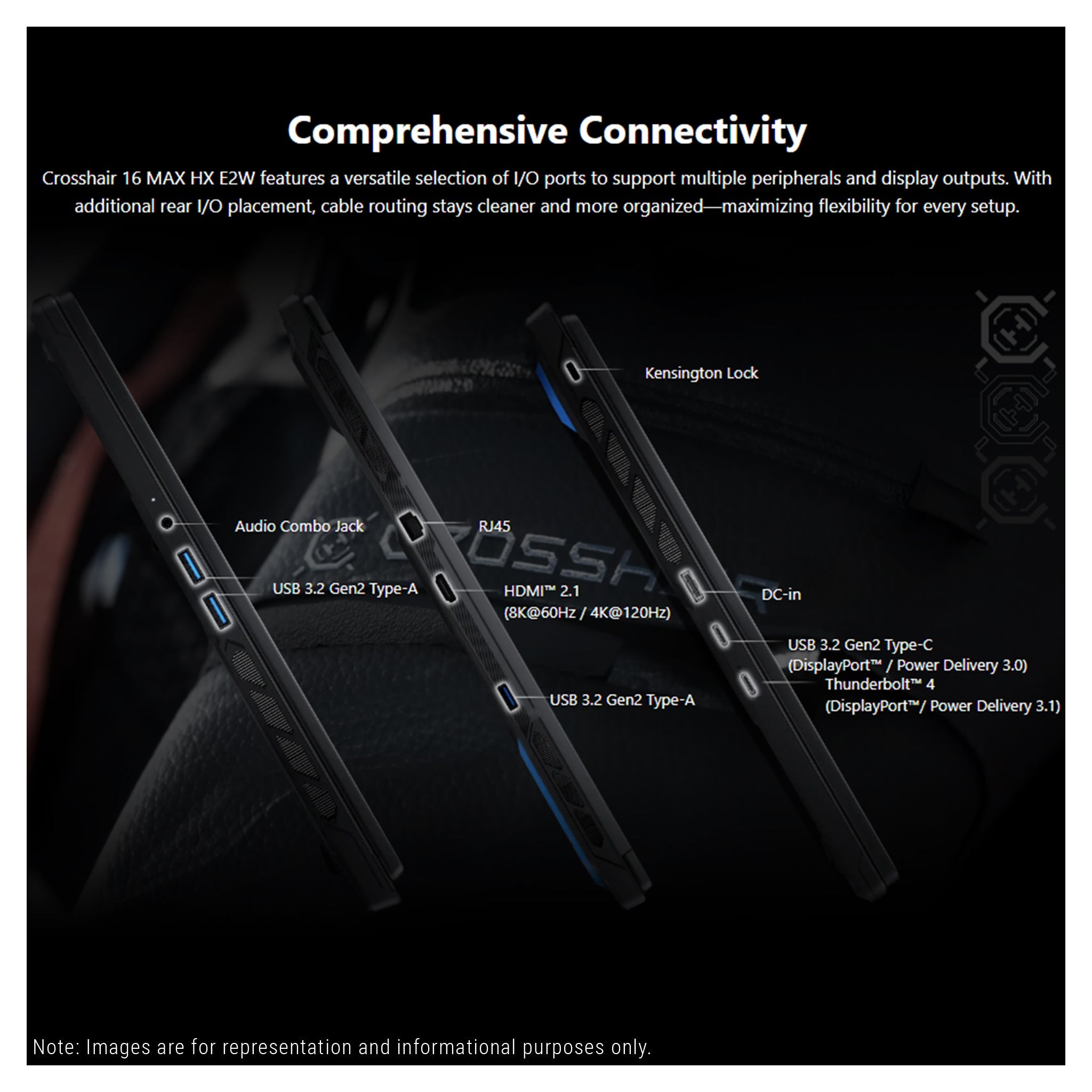 MSI Crosshair 16 Max Gaming Laptop,Ultra 7-251HX, 16" QHD,RTX 5060,+Traix MousePad - Hubitx