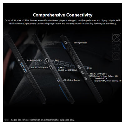 MSI Crosshair 16 Max Gaming Laptop,Ultra 7-251HX, 16" QHD,RTX 5060,+Traix MousePad - Hubitx