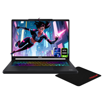 MSI Crosshair 16 Max Gaming Laptop,Ultra 7-251HX, 16" QHD,RTX 5060,+Traix MousePad - Hubitx