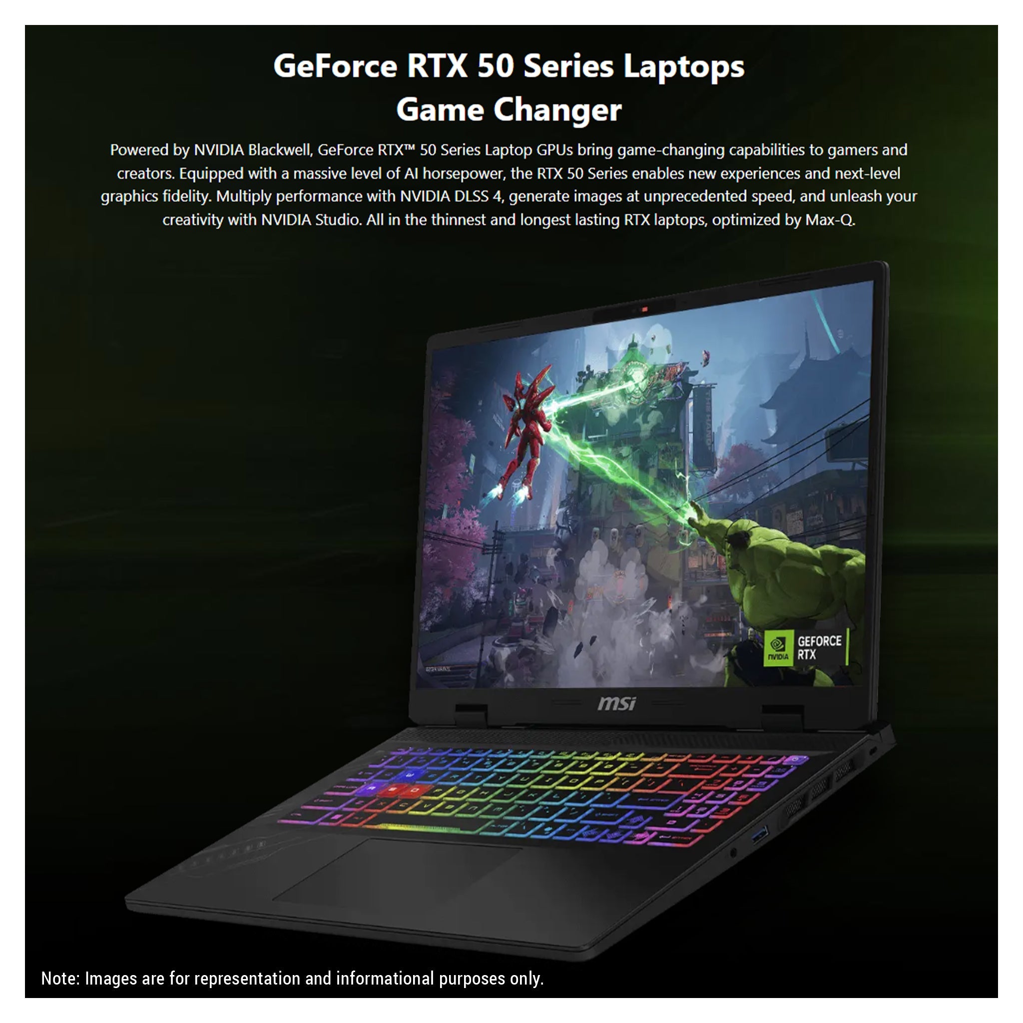 MSI Crosshair A16 Gaming Laptop, AMD Ryzen 9 - 8940HX, 16'' QHD+ 240Hz, RTX 5060 - Hubitx