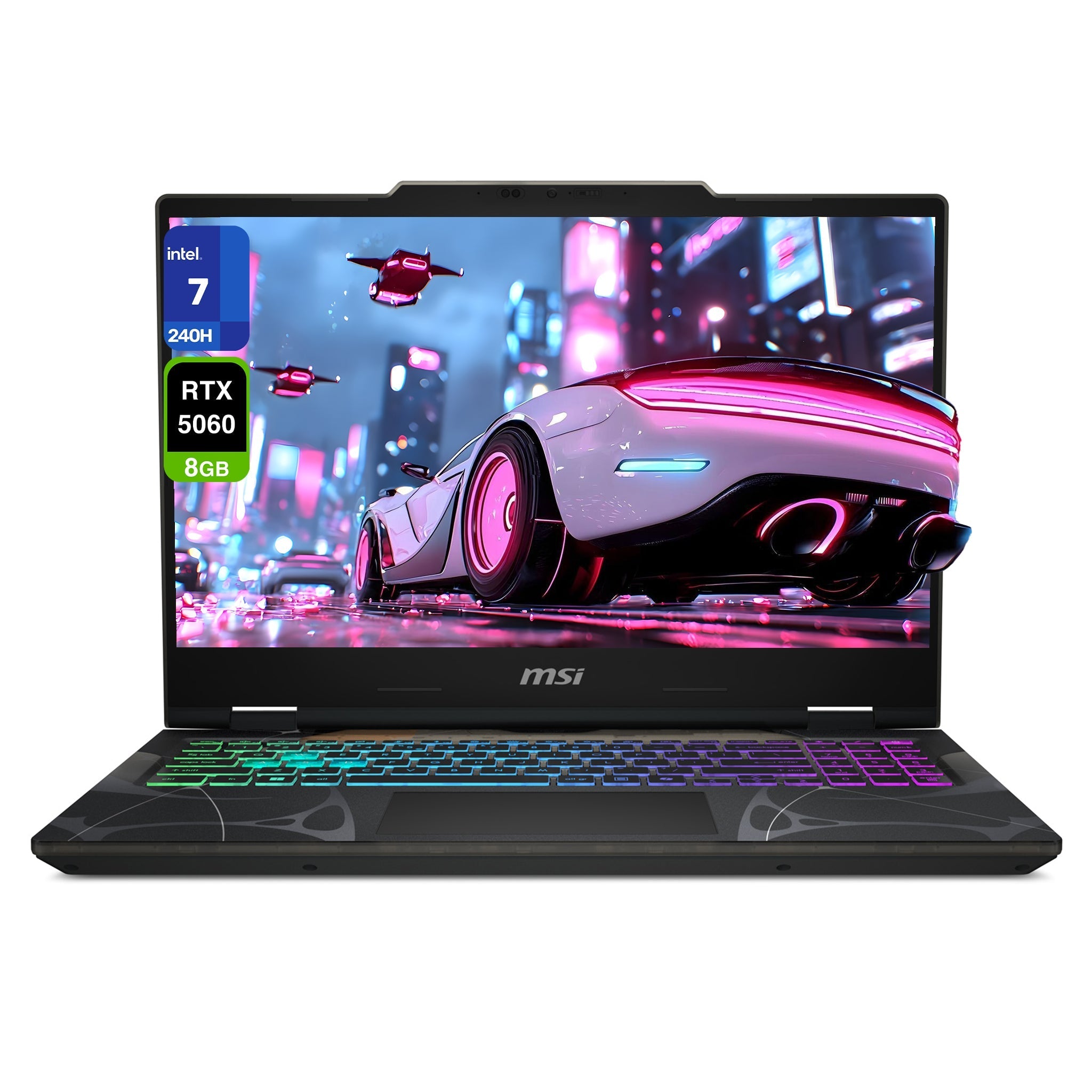 MSI Cyborg 15 Gaming Laptop – Intel 7 - 240H, RTX 5060, 15.6" FHD 144Hz - Hubitx