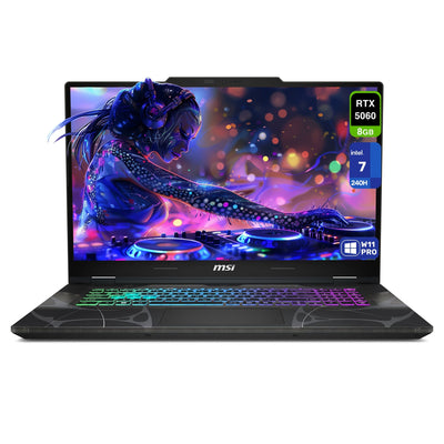 MSI Cyborg 17 Gaming Laptop – Core 7 240H, RTX 5060, 17.3" FHD 144Hz - Hubitx
