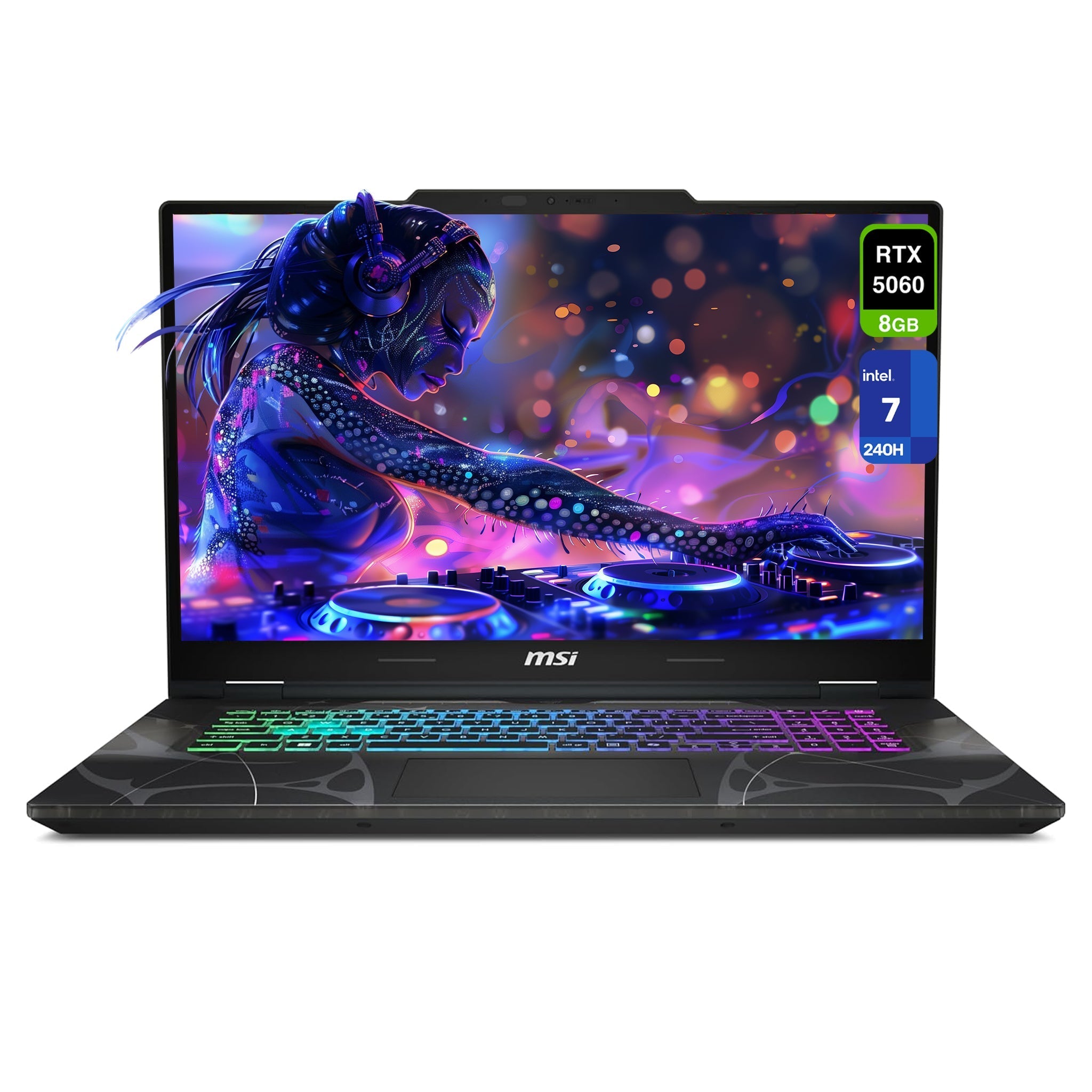 MSI Cyborg 17 Gaming Laptop – Core 7 240H, RTX 5060, 17.3" FHD 144Hz - Hubitx