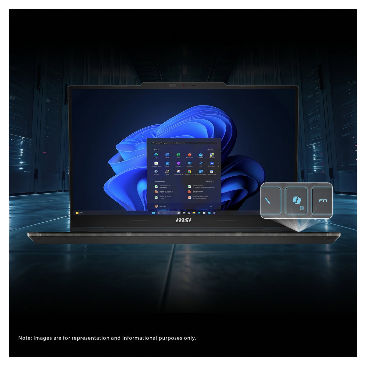 MSI Cyborg Gaming Laptop, Intel i5-13420H, 15.6" FHD (1920x1080), RTX 5050, W11 Home, Gray+Traix MousePad - Hubitx