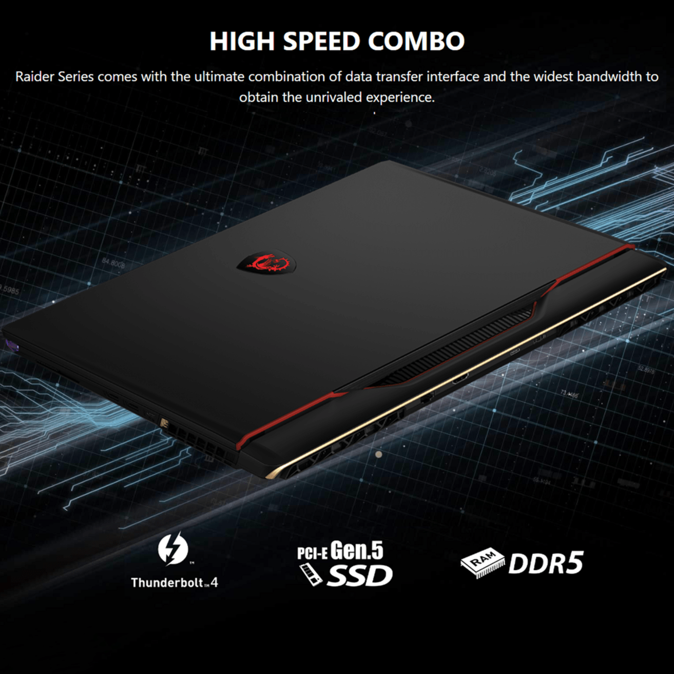 MSI Raider 16 Gaming Laptop – i9 - 13950HX, RTX 4060, 16" FHD+ 144Hz - Hubitx