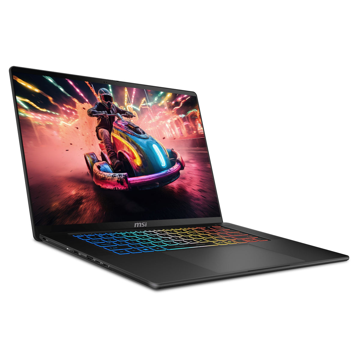 MSI Stealth 16 AI+ Gaming Laptop, Ultra 9-386H, 16" 2.5k (2560x1600), Nvidia GeForce RTX 5060, W11 Home, + Traix MousePad - Hubitx