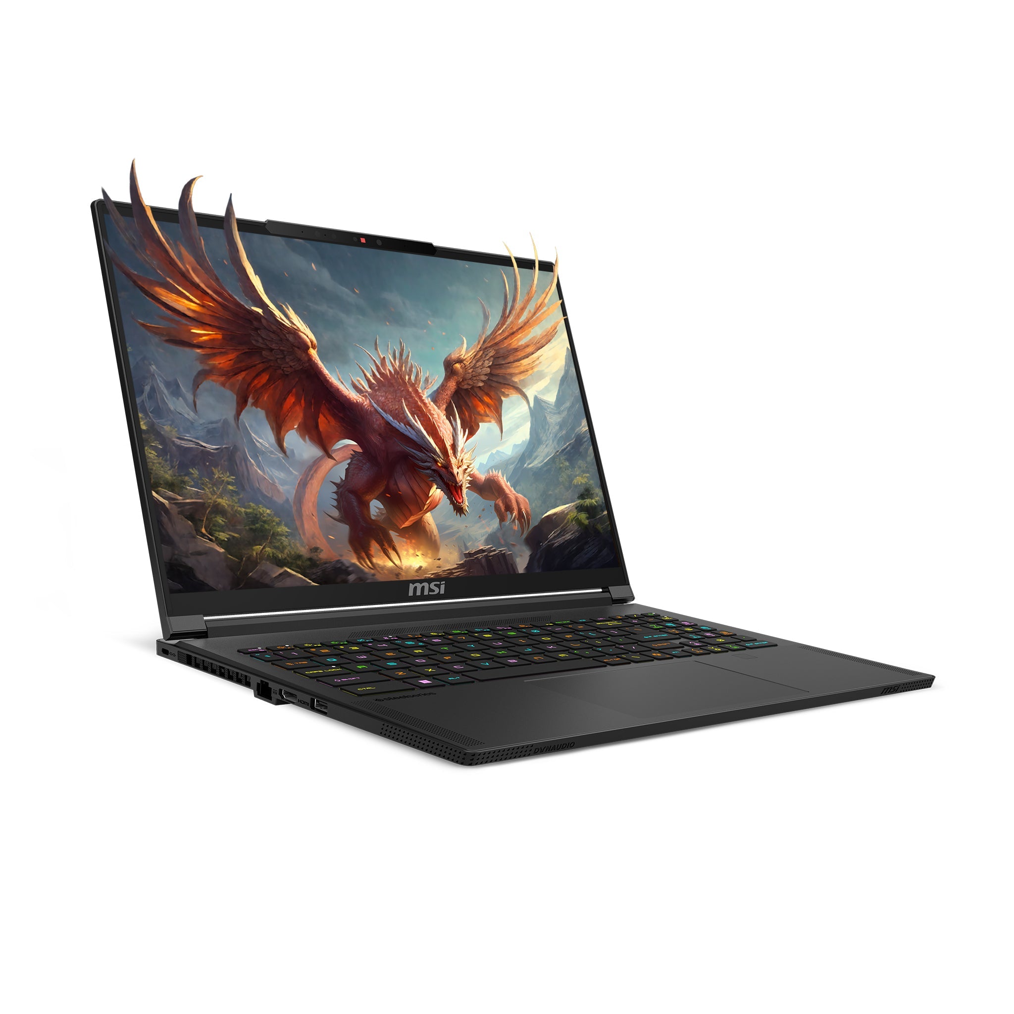 MSI Stealth A16 AI+ Gaming Laptop, Ryzen AI 9 HX - 370, RTX 5070Ti, 16" QHD+ +Traix MousePad - Hubitx