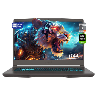 MSI Thin A15 Gaming AI Laptop – Ryzen 9 8945HS, RTX 4060, 15.6" 144Hz, (Used - Like New) - Hubitx
