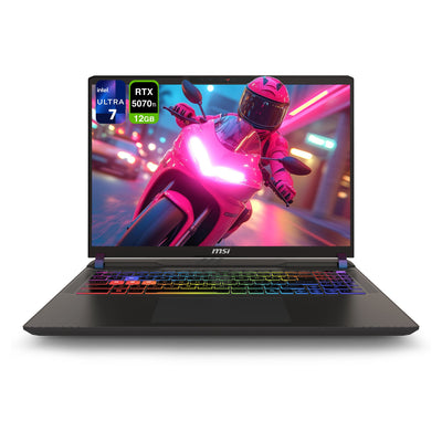 MSI Vector 16 HX AI Gaming Laptop, Ultra 7 - 255HX, 16" FHD+, RTX 5070Ti, (Used - Good) - Hubitx