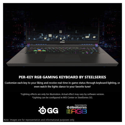 MSI Vector 17 HX Gaming Laptop – i9 - 14900HX, RTX 4080, 17" QHD+ 240Hz (Used - Like New) - Hubitx