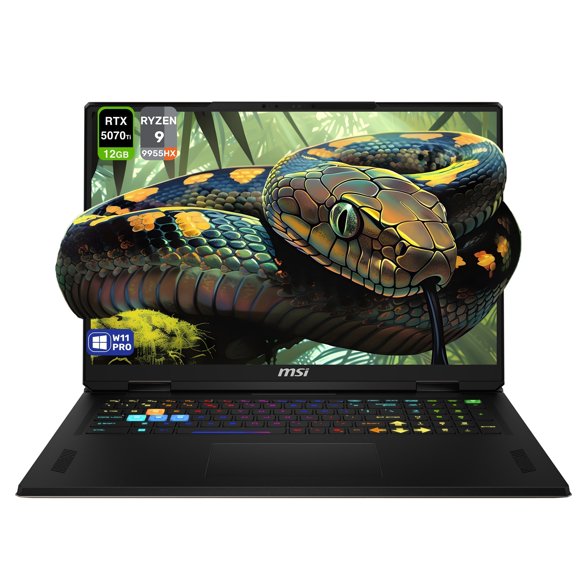 MSI Vector A18 HX – Ryzen 9 9955HX, RTX 5070Ti, 18" 2.5K 240Hz, W11 Pro (Used - Like New) - Hubitx