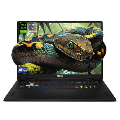 MSI Vector A18 HX – Ryzen 9 9955HX, RTX 5070Ti, 18" 2.5K 240Hz, W11 Pro (Used - Like New) - Hubitx