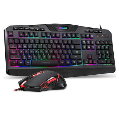 Redragon S101 Gaming Keyboard & M601 Mouse Combo – RGB Backlit Gaming Set - Hubitx