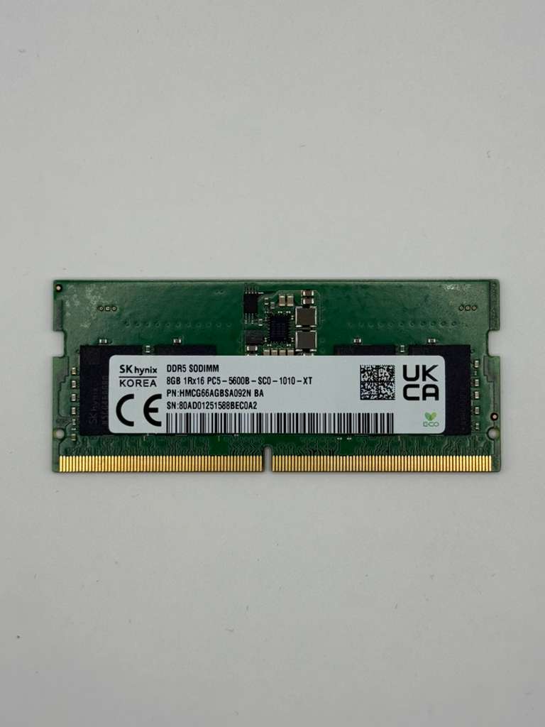 SK hynix 8GB DDR5 5600MHz Laptop RAM SODIMM – HMCG66AGBSA092N - Hubitx